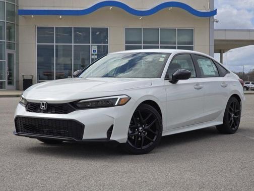 Platinum White Pearl 2026 Honda Civic Sport