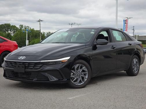 Black 2025 Hyundai ELANTRA HEV Blue