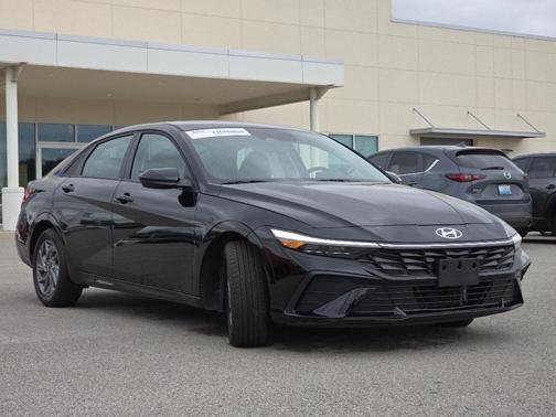 Black 2025 Hyundai ELANTRA HEV Blue