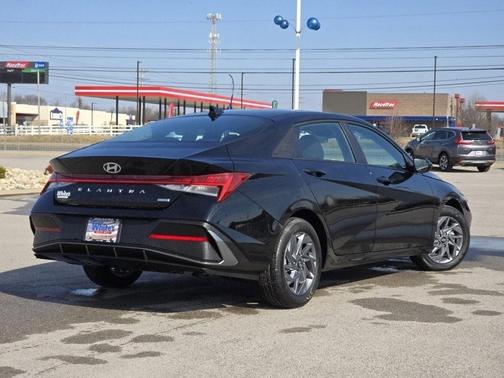 Black 2025 Hyundai ELANTRA HEV Blue