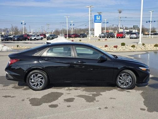 Black 2025 Hyundai ELANTRA HEV Blue