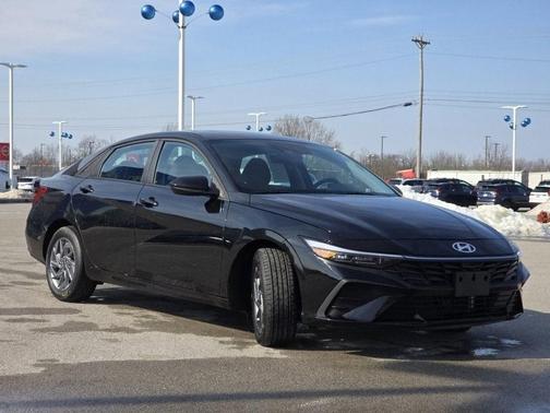 Black 2025 Hyundai ELANTRA HEV Blue