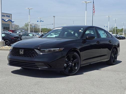 Crystal Black Pearl 2026 Honda Accord Hybrid Sport-L