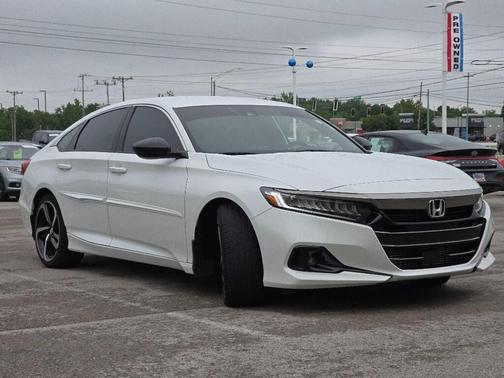 Platinum White Pearl 2022 Honda Accord Sport 1.5T