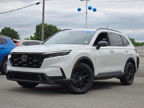 Platinum White Pearl 2025 Honda CR-V Hybrid Sport-L