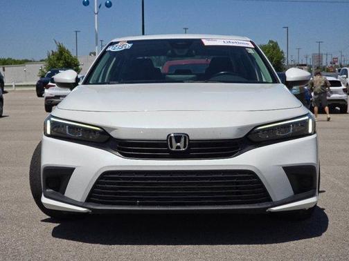 Platinum White Pearl 2022 Honda Civic EX