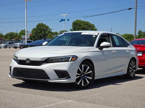 Platinum White Pearl 2022 Honda Civic EX