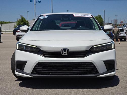 Platinum White Pearl 2022 Honda Civic EX