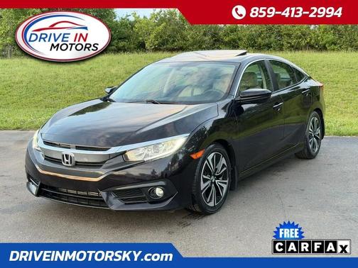 Beige 2016 Honda Civic EX-T