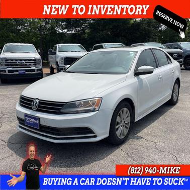 Pure White 2015 Volkswagen Jetta 2.0L TDI SE w/Connectivity