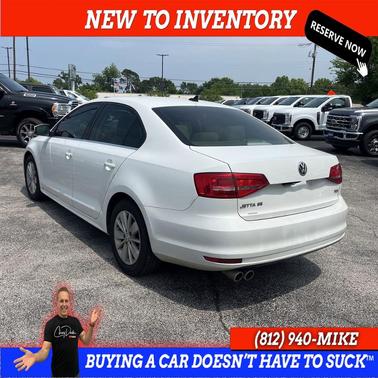 Pure White 2015 Volkswagen Jetta 2.0L TDI SE w/Connectivity