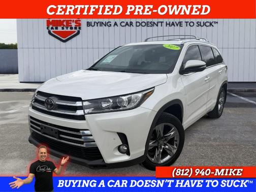 Blizzard Pearl 2017 Toyota Highlander Limited Platinum
