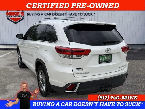 Blizzard Pearl 2017 Toyota Highlander Limited Platinum