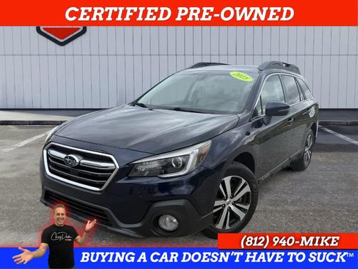 Dark Blue 2018 Subaru Outback 2.5i Limited