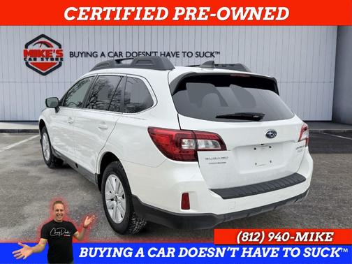 White 2017 Subaru Outback 2.5i Premium
