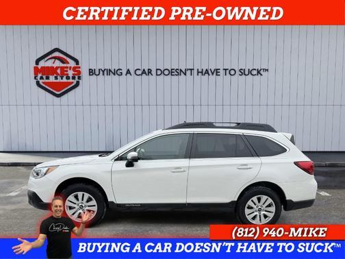 White 2017 Subaru Outback 2.5i Premium
