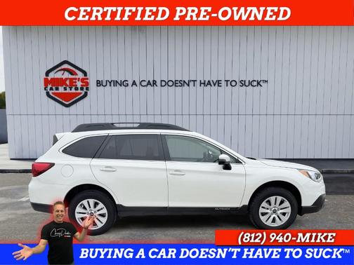 White 2017 Subaru Outback 2.5i Premium