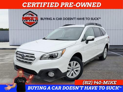 White 2017 Subaru Outback 2.5i Premium