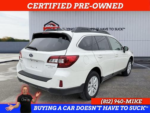 White 2017 Subaru Outback 2.5i Premium