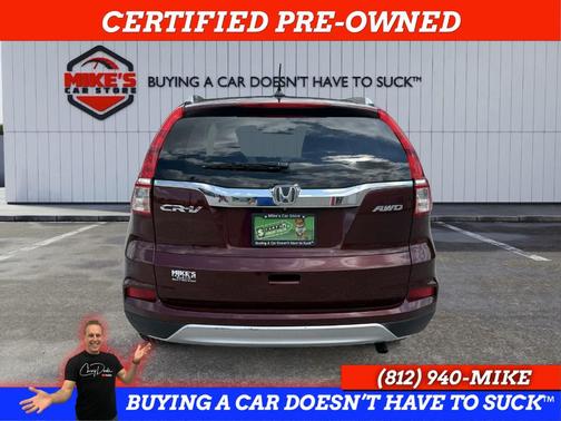 Basque Red Pearl 2015 Honda CR-V EX-L