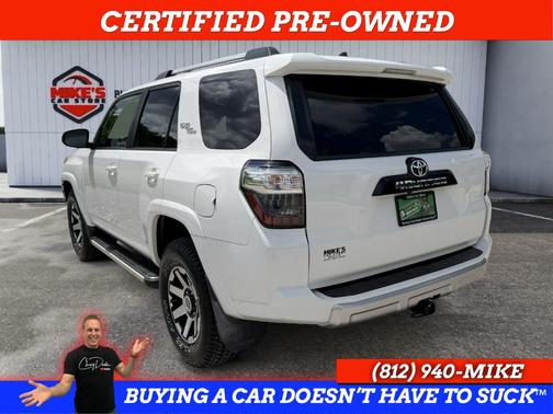 Super White 2018 Toyota 4Runner Sport