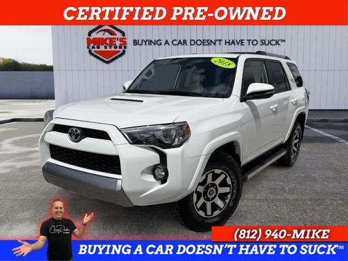 Super White 2018 Toyota 4Runner Sport