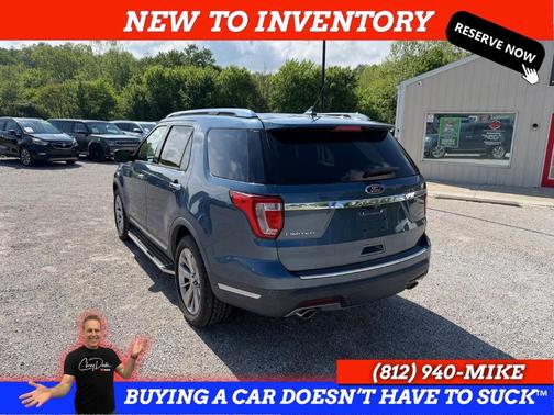 Blue Metallic 2019 Ford Explorer Limited