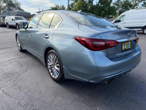 Hagane Blue 2018 INFINITI Q50 3.0t LUXE