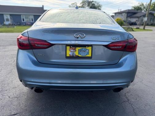 Hagane Blue 2018 INFINITI Q50 3.0t LUXE