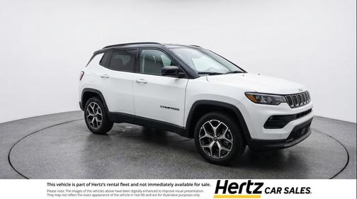 Bright White Clearcoat 2025 Jeep Compass Limited