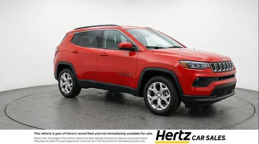 Red Hot Pearlcoat 2025 Jeep Compass Latitude