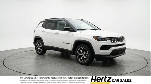 Bright White Clearcoat 2025 Jeep Compass Limited