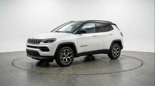Bright White Clearcoat 2025 Jeep Compass Limited