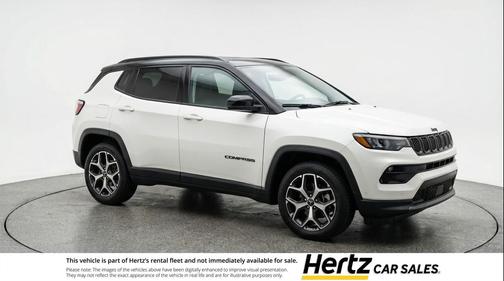 Bright White Clearcoat 2025 Jeep Compass Limited