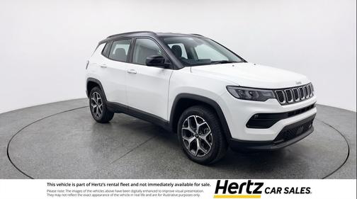 Bright White Clearcoat 2025 Jeep Compass Limited