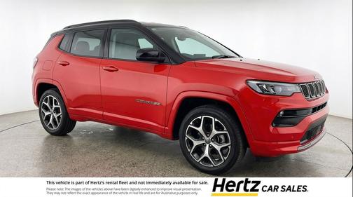 Red Hot Pearlcoat 2025 Jeep Compass Limited