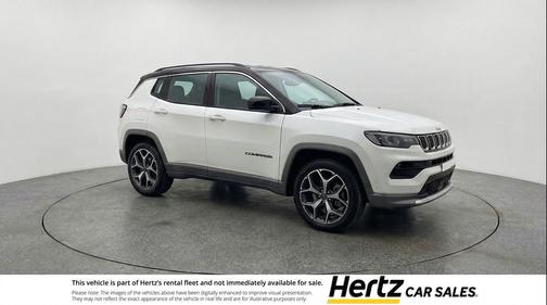 Bright White Clearcoat 2025 Jeep Compass Limited