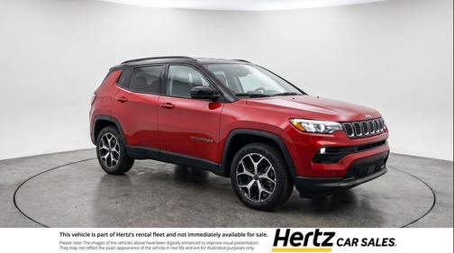 Red Hot Pearlcoat 2025 Jeep Compass Limited