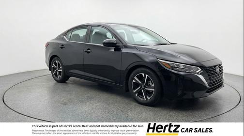 Super Black 2025 Nissan Sentra SV