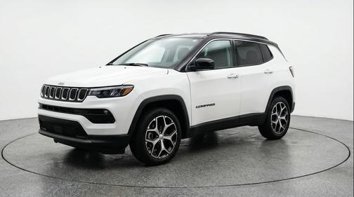 Bright White Clearcoat 2025 Jeep Compass Limited