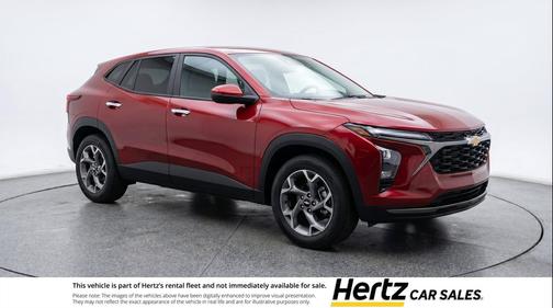 Crimson Metallic 2025 Chevrolet Trax LT