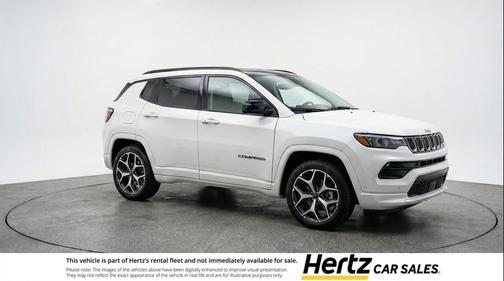 Bright White Clearcoat 2025 Jeep Compass Limited