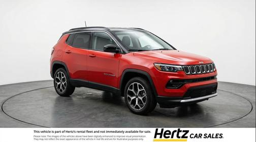 Red Hot Pearlcoat 2025 Jeep Compass Limited