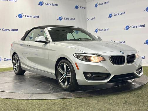 Silver 2017 BMW 230 230i Convertible 2D