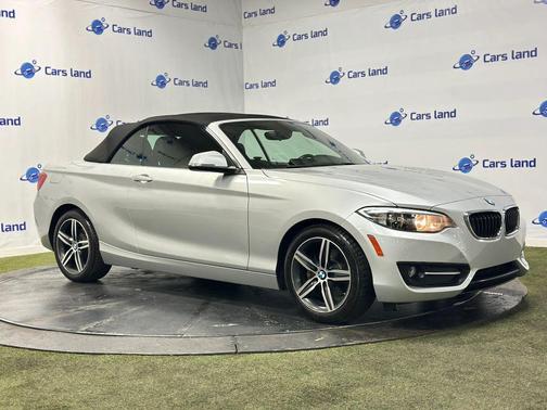 Silver 2017 BMW 230 230i Convertible 2D