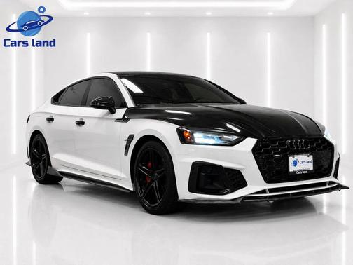 White 2021 Audi A5 Sportback 45 S Line Premium