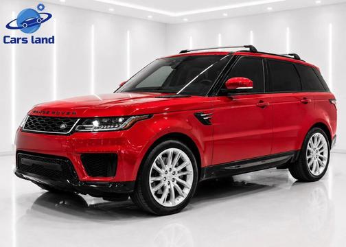 Red 2019 Land Rover Range Rover Sport HSE Td6