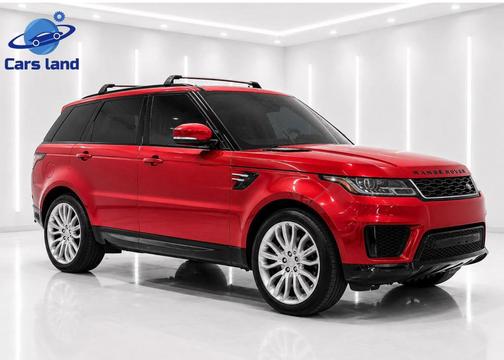 Red 2019 Land Rover Range Rover Sport HSE Td6