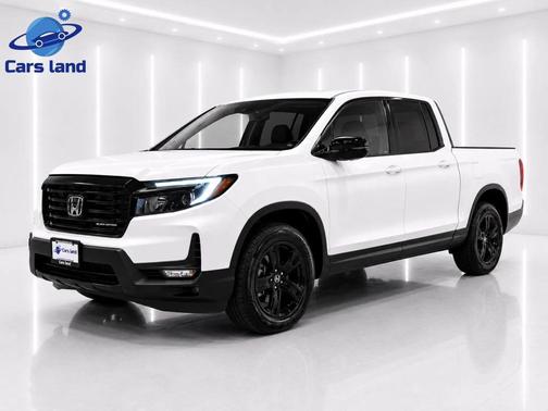 Platinum White Pearl 2023 Honda Ridgeline Black