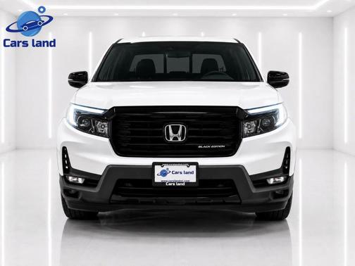 Platinum White Pearl 2023 Honda Ridgeline Black